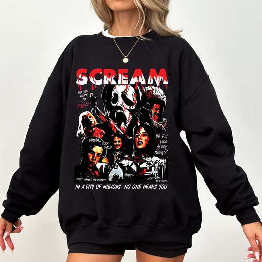 Halloween Trendy Movie Sweatshirt