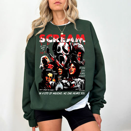 Halloween Trendy Movie Sweatshirt